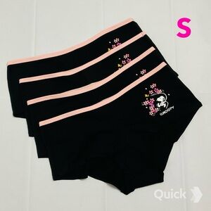 New 4 pieces Snoopy Cotton Low-Rise Panties